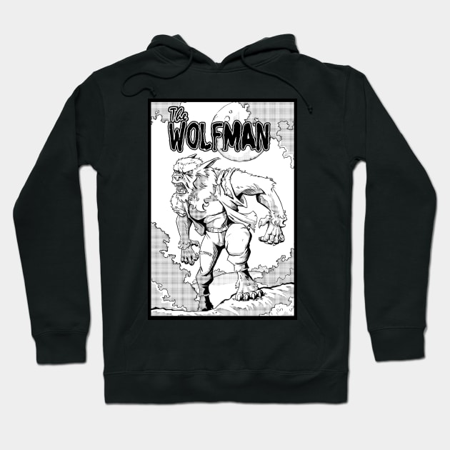 The wolfman Hoodie by noturnastudios